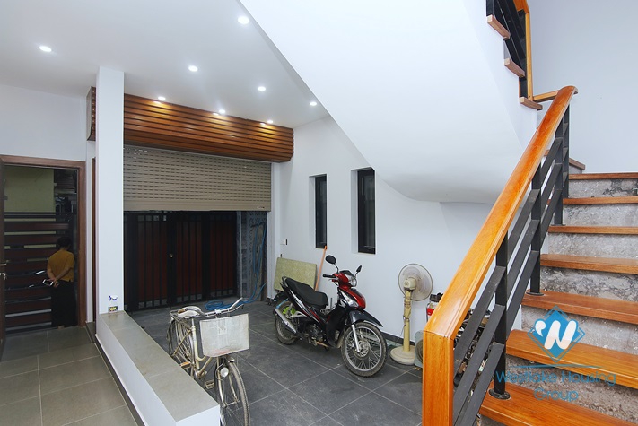 Nice design house for rent near Nhat Tan Bridge, Tay Ho District 